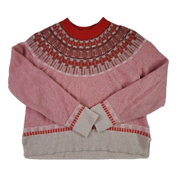 Madewell Womens $98 Fair Isle Mayer Pullover Sweater Size S Small - Picture 1 of 7